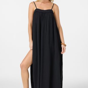 Saltwater Solids Sai Maxi Cover-Up Dress