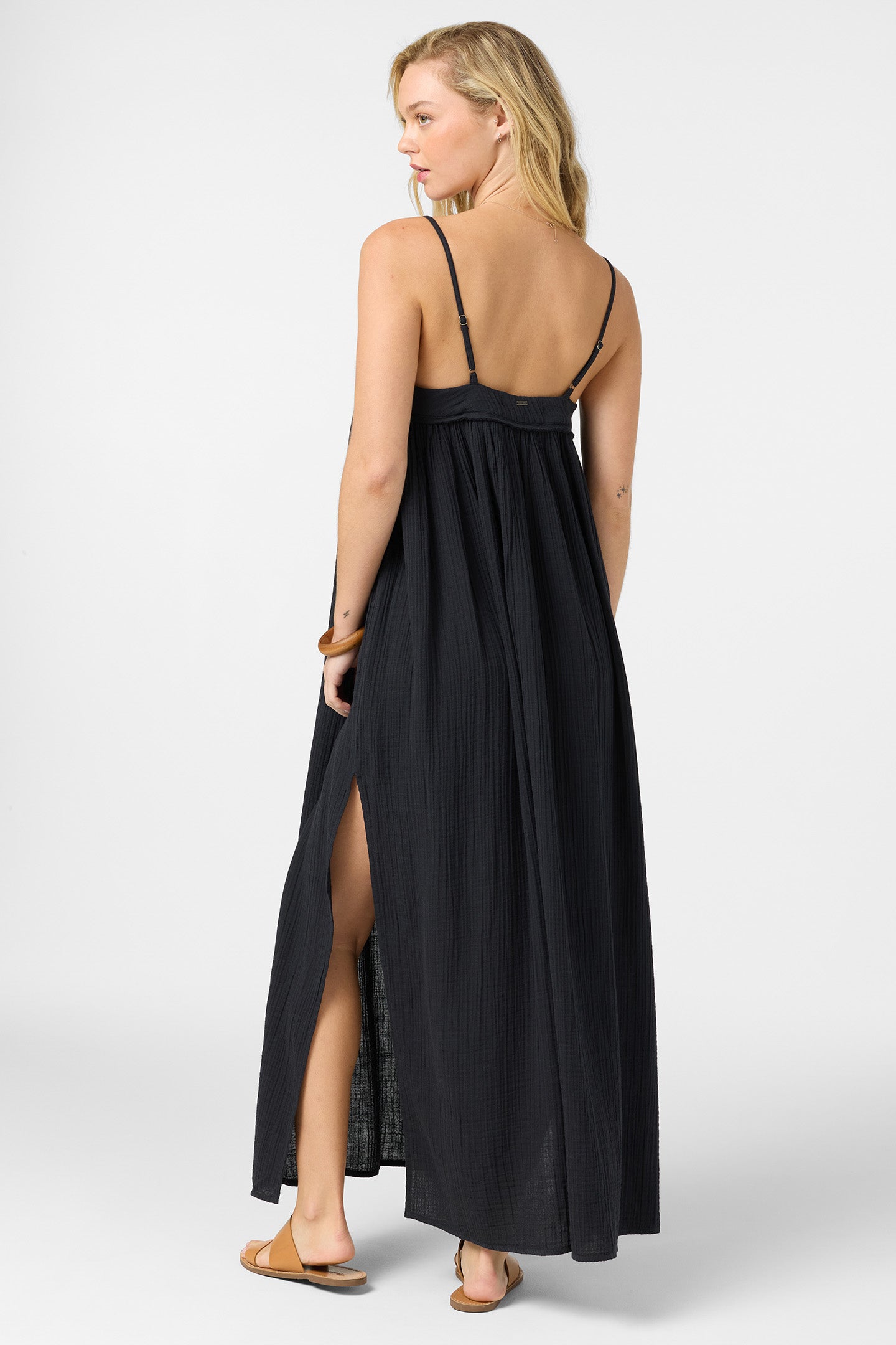 Saltwater Solids Sai Maxi Cover-Up Dress - Image 2