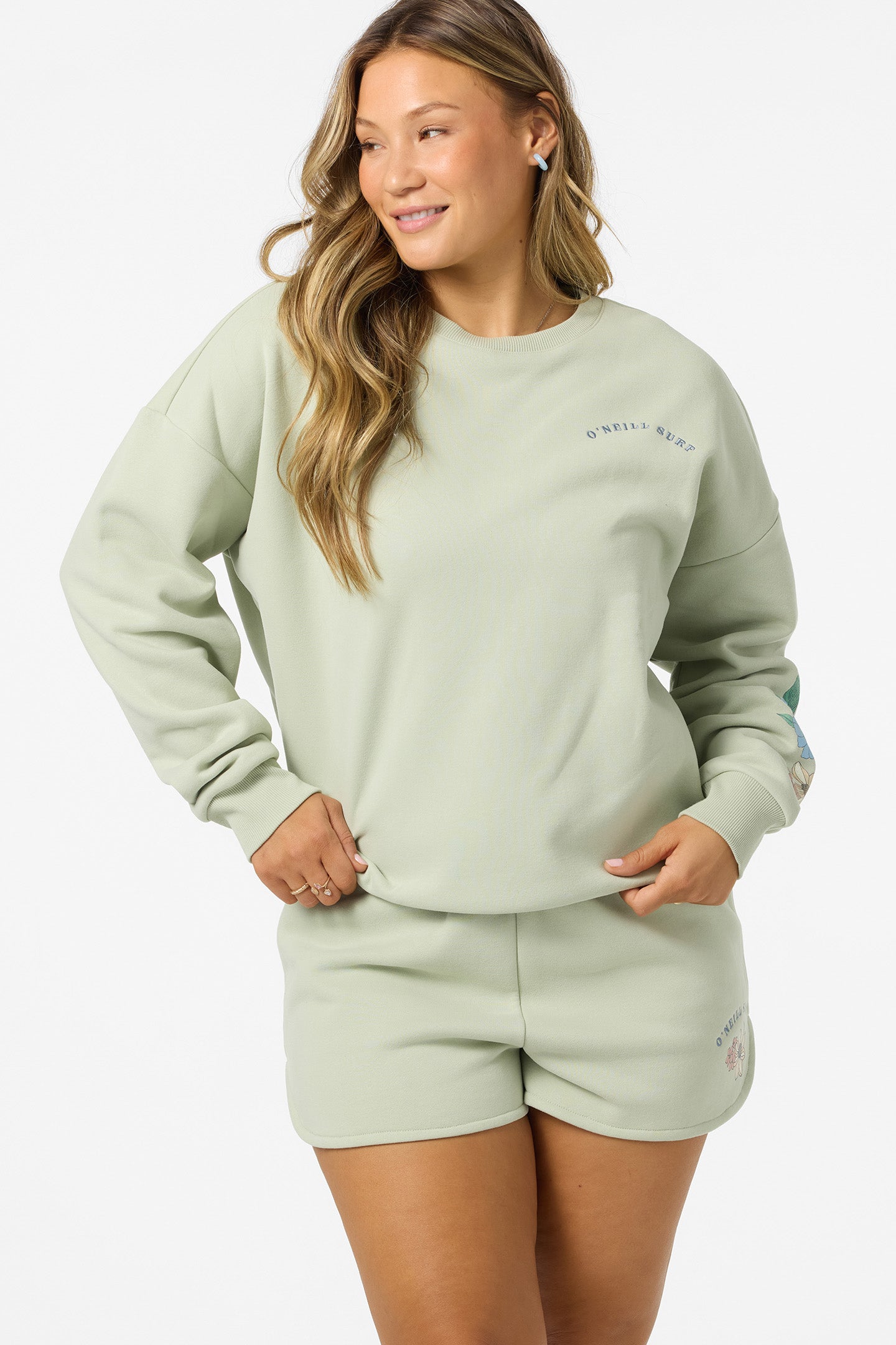 Petal Oversized Crew Neck Fleece - Image 5