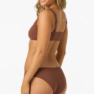 Saltwater Solids Blue Lagoon Full Bikini Bottoms