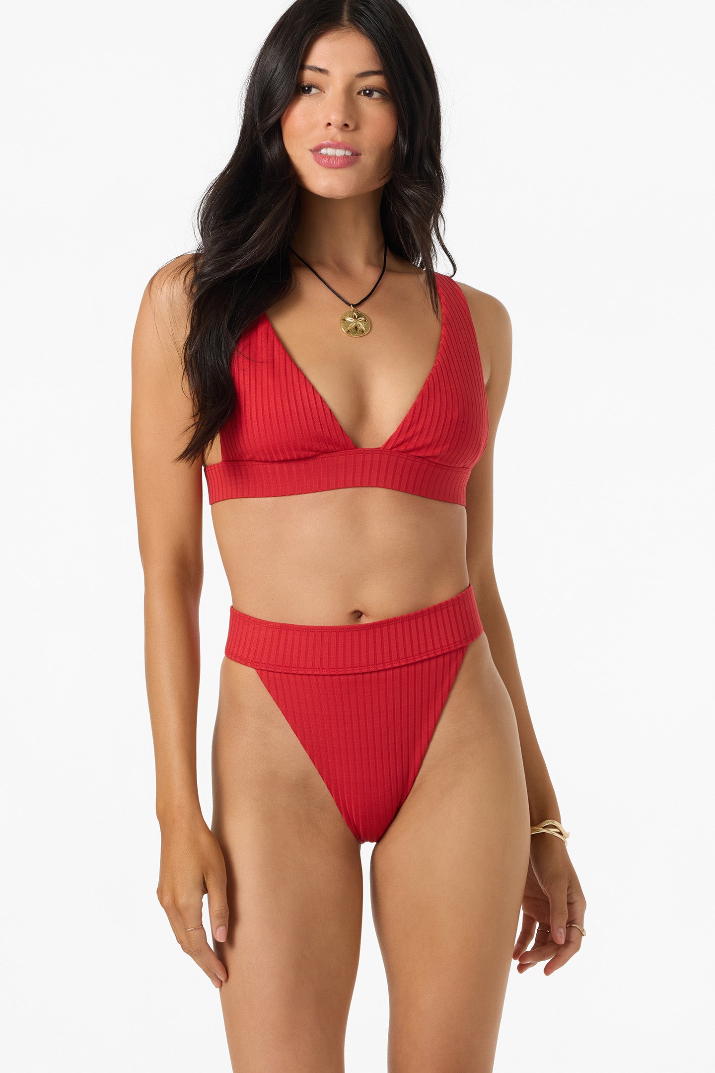Shorebreak Rib Santa Barbara High Rise Cheeky Bikini Bottoms - Image 7