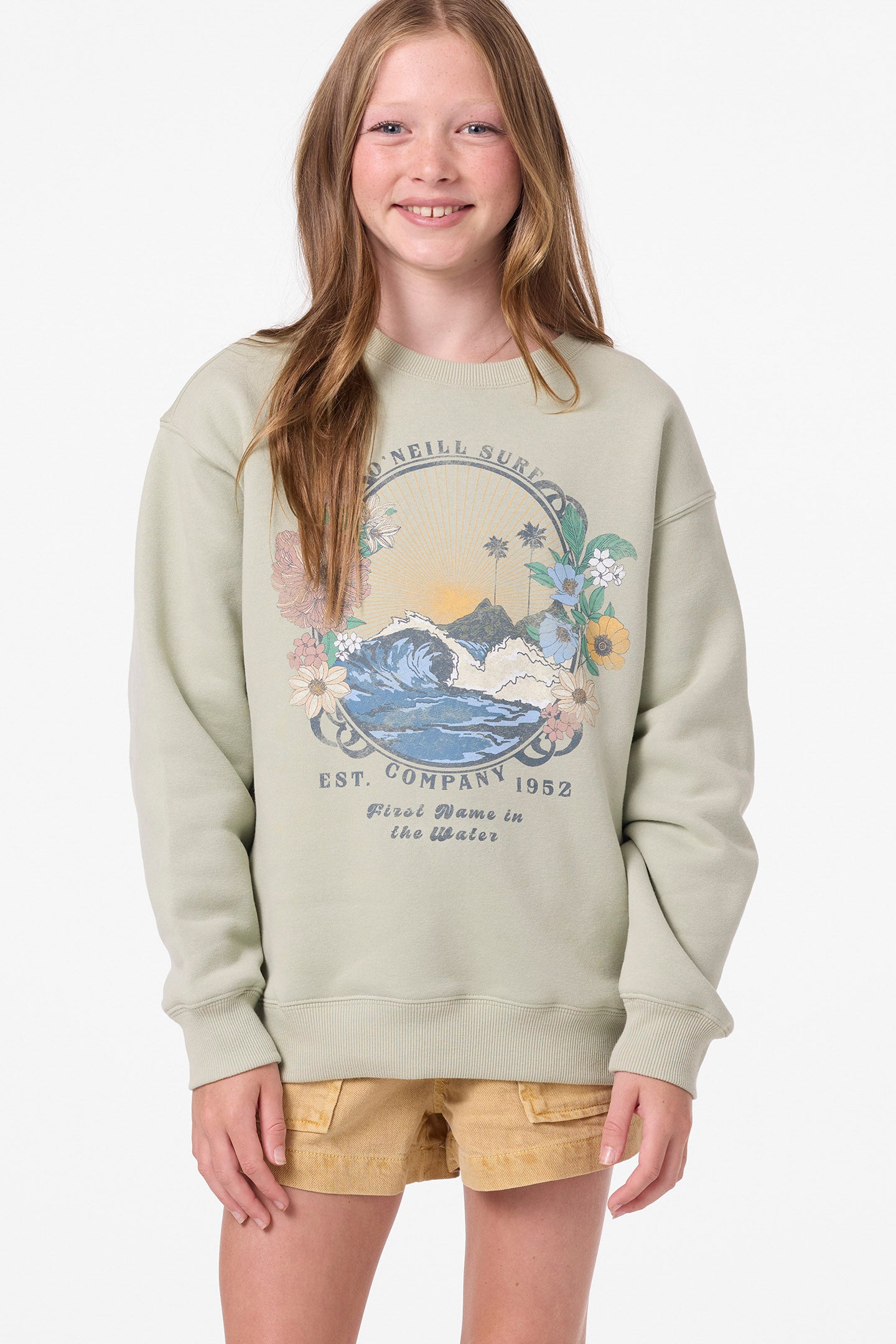 Girl's Skylar Crew Neck Fleece
