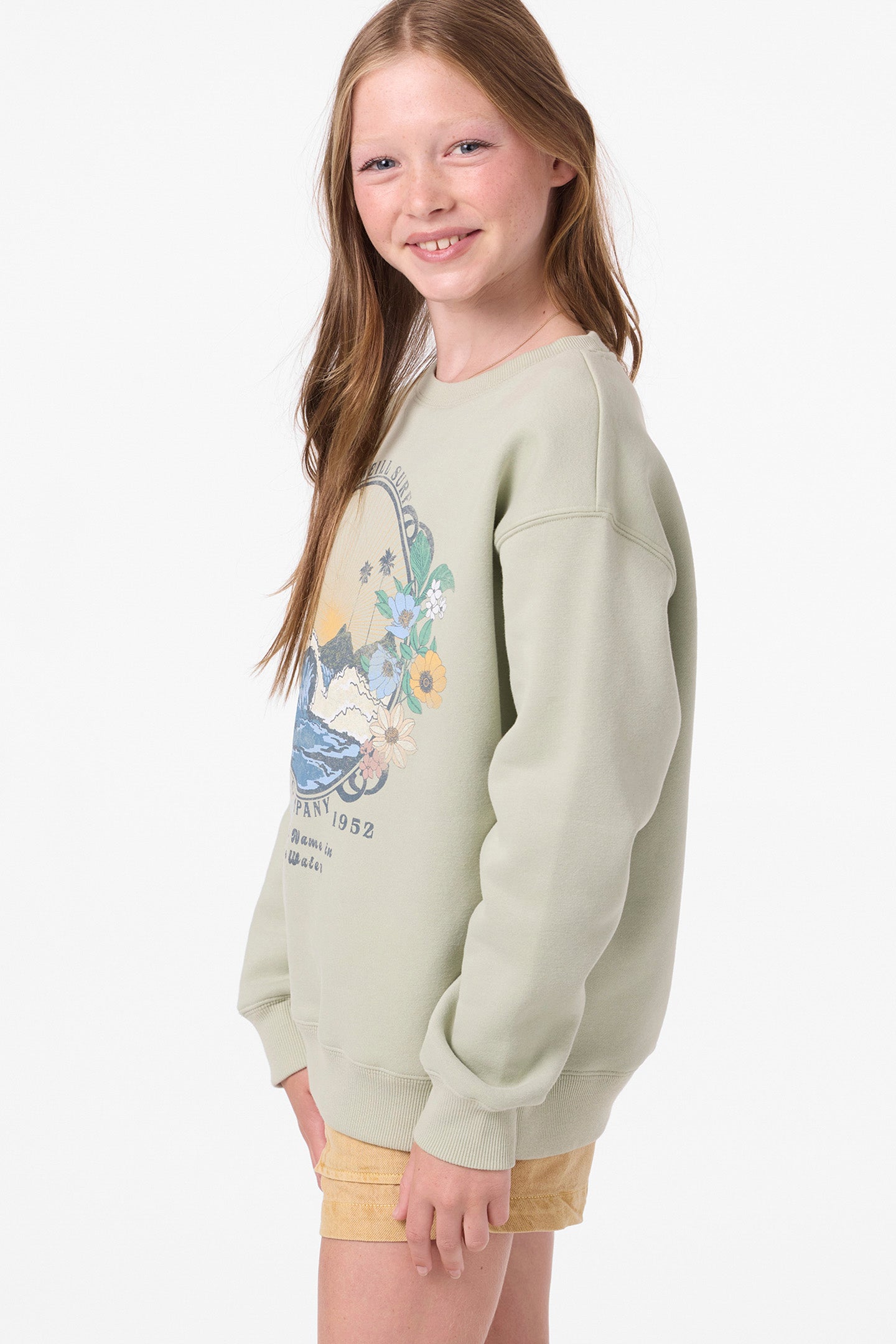Girl's Skylar Crew Neck Fleece - Image 5