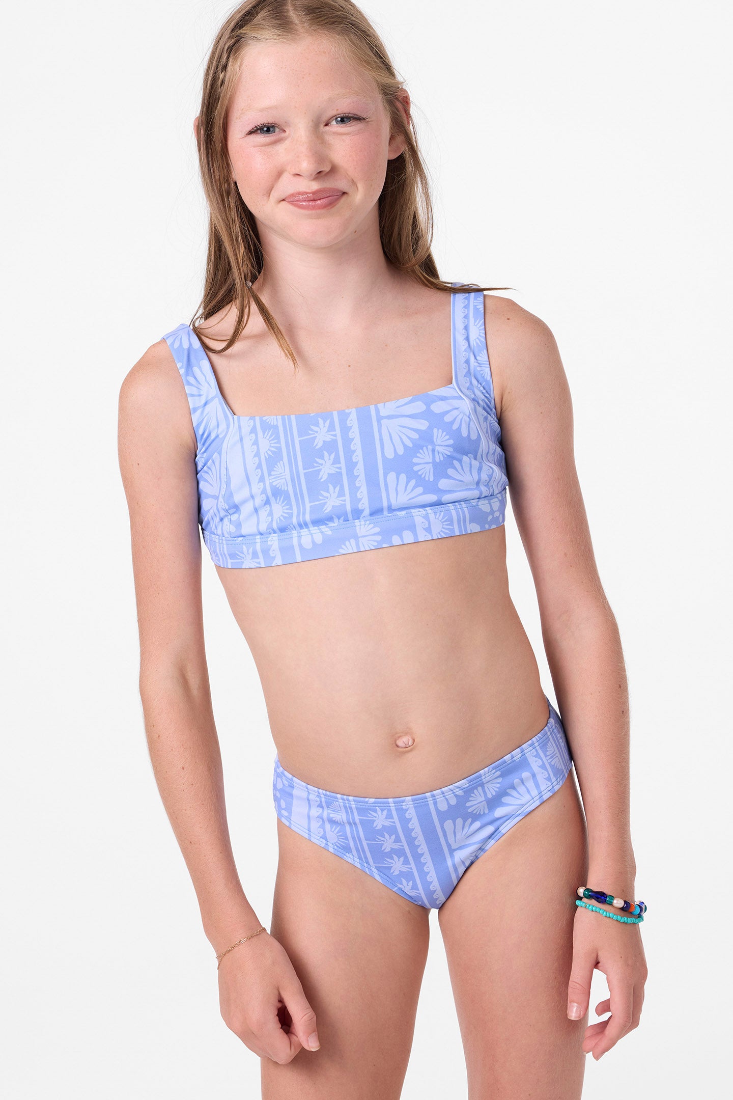 Girl's Surf Abstract Square Neck Set - Image 5