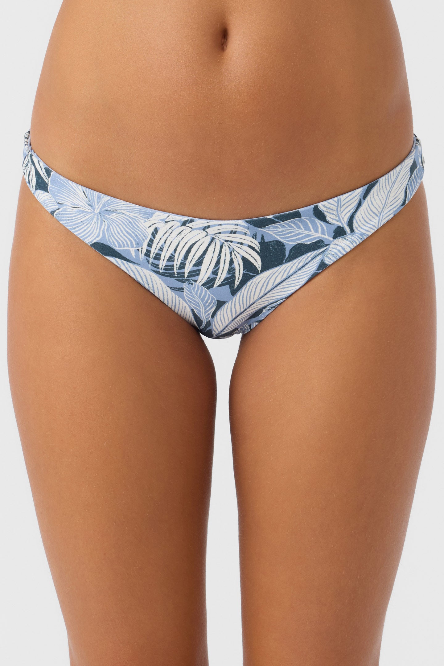 Palmetto Floral Stripe Reversible Rockley Classic Bikini Bottoms - Image 5