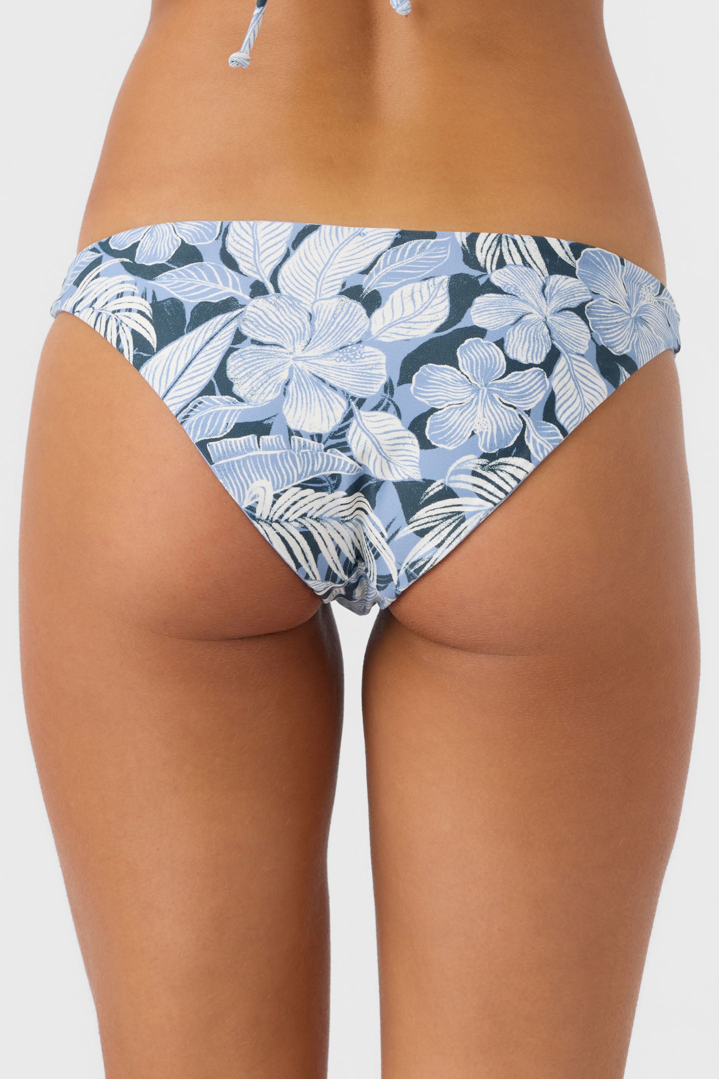 Palmetto Floral Stripe Reversible Rockley Classic Bikini Bottoms - Image 7