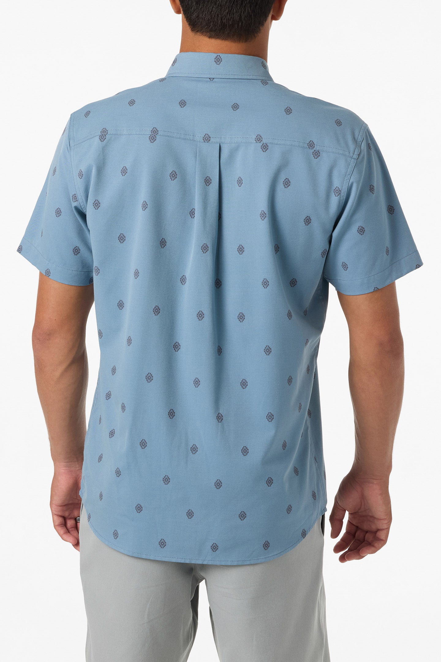 Light Check Geo Standard Fit Shirt - Image 5