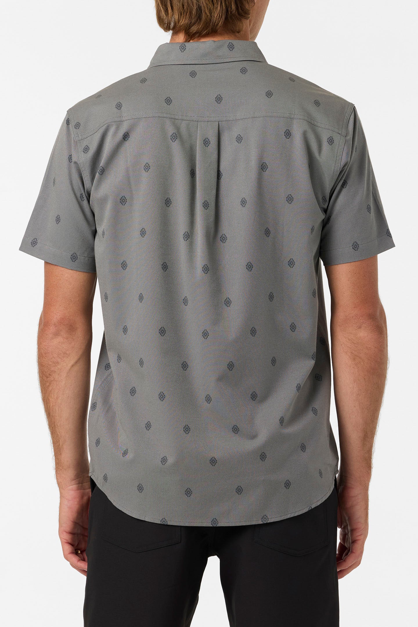 Light Check Geo Standard Fit Shirt - Image 5