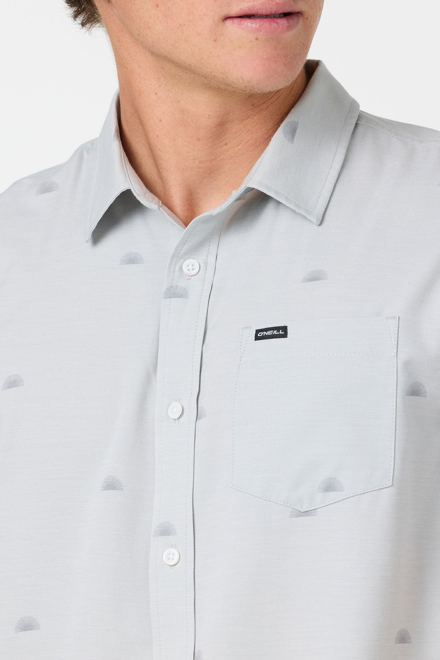Light Check Geo Standard Fit Shirt - Image 5