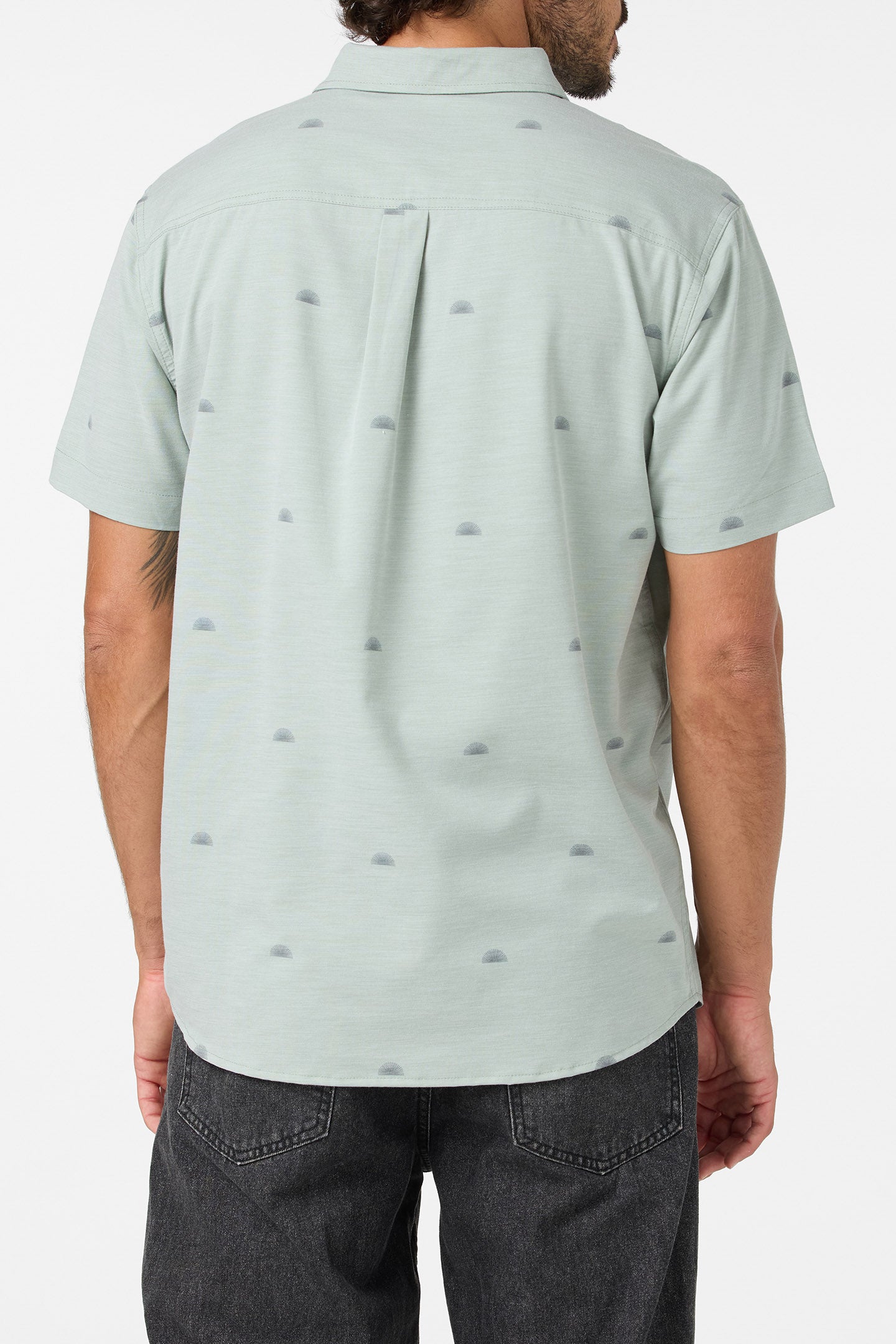 Light Check Geo Standard Fit Shirt - Image 5