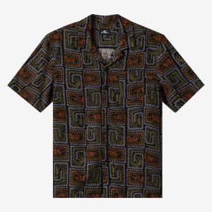 Relaxed Woven Camp Shirt