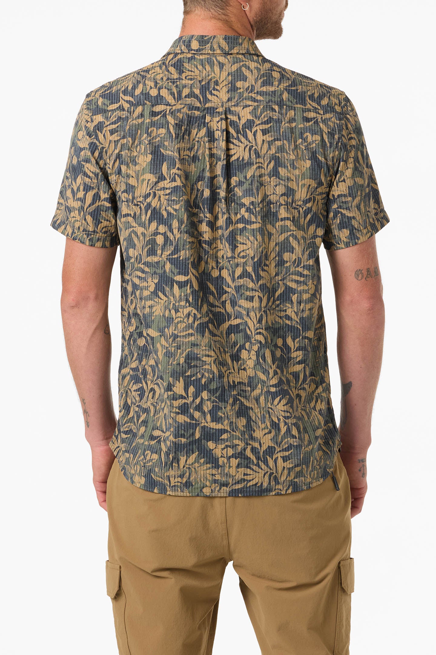 TRVLR Perforated Printed Standard Fit Shirt - Image 5