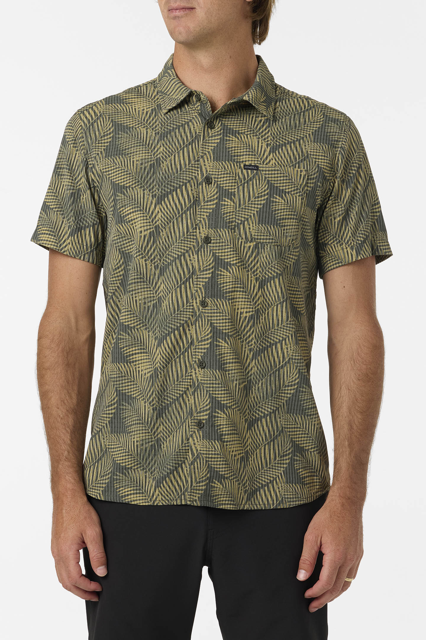 TRVLR Perforated Printed Standard Fit Shirt - Image 2