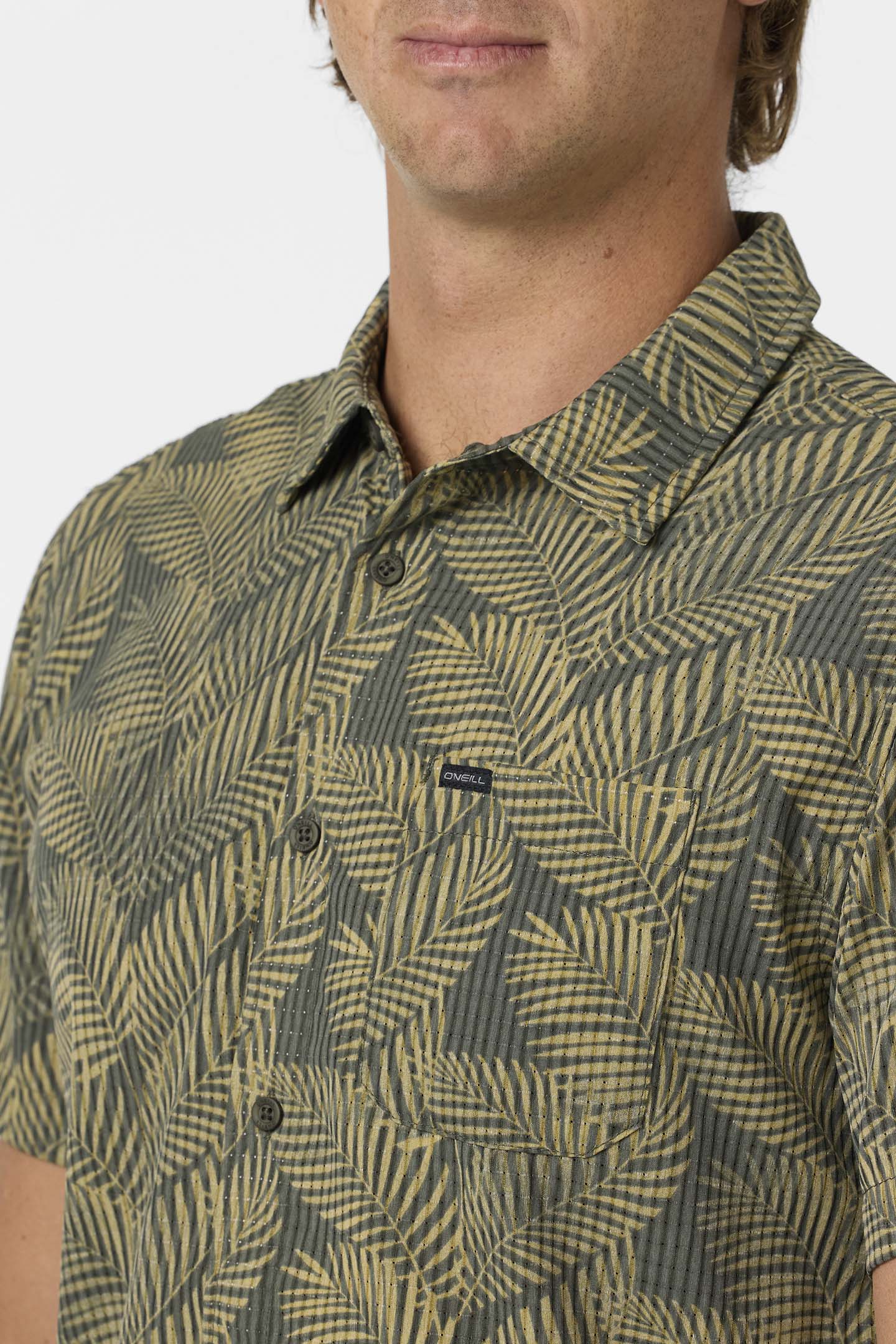 TRVLR Perforated Printed Standard Fit Shirt - Image 5
