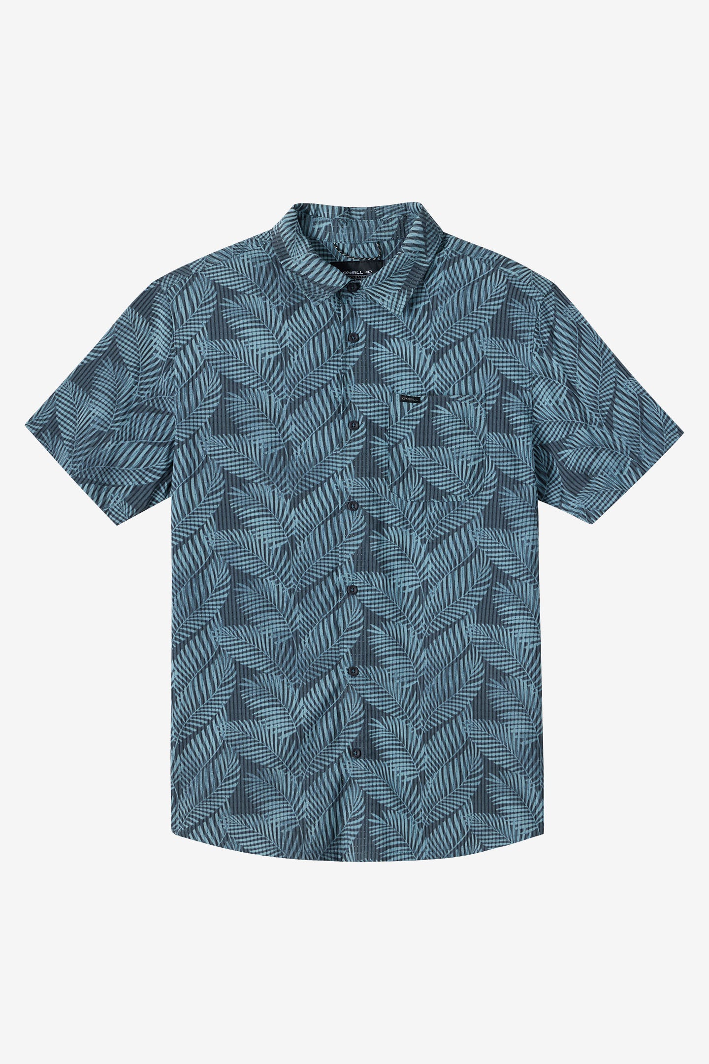 TRVLR Perforated Printed Standard Fit Shirt