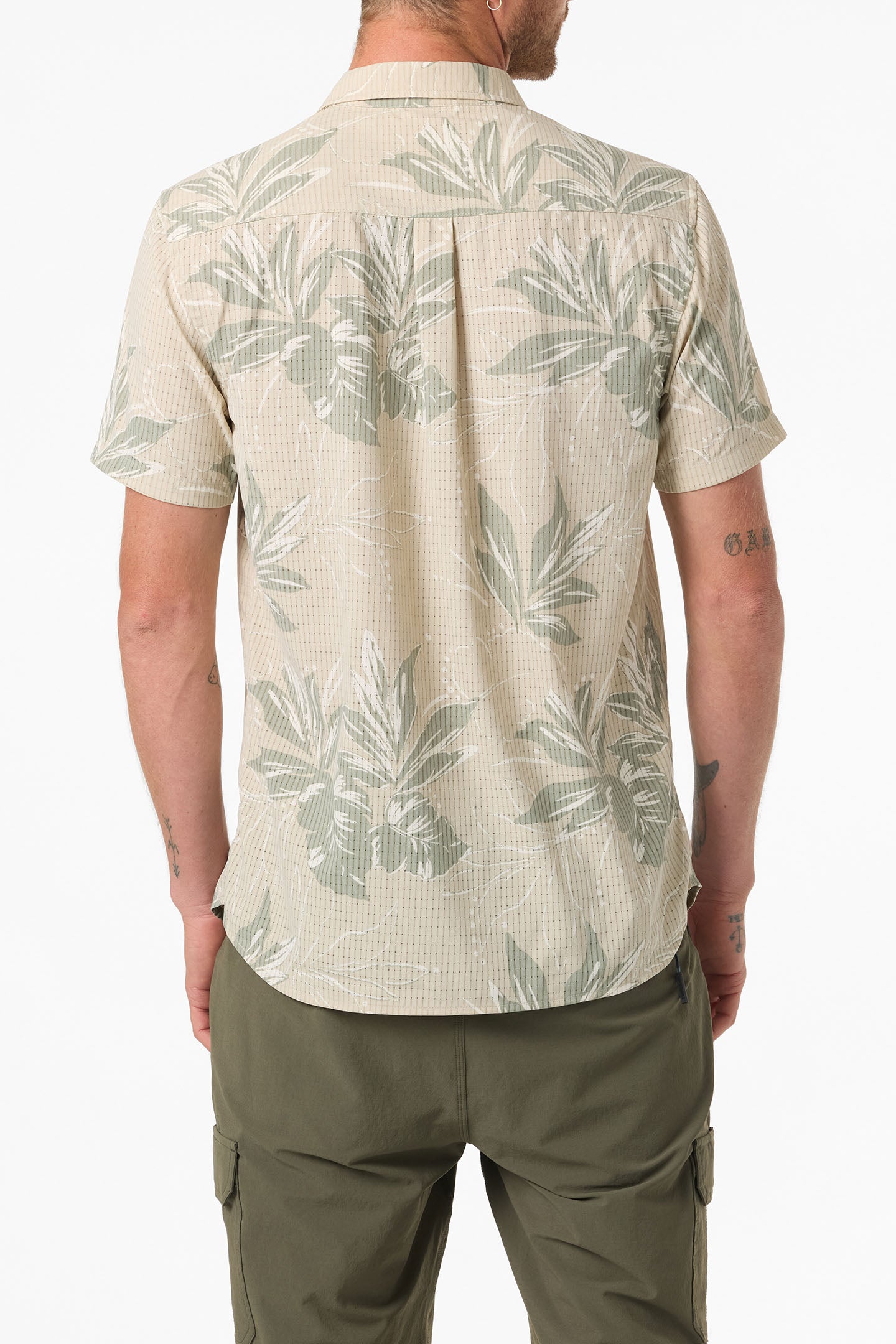 TRVLR Perforated Printed Standard Fit Shirt - Image 6