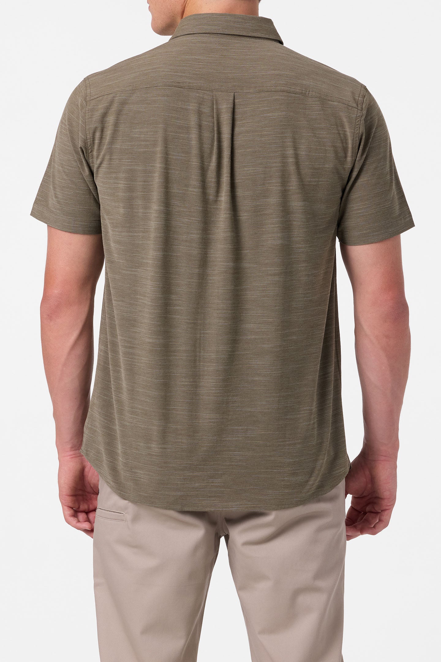 UPF Slub Solid Standard Fit Shirt - Image 5
