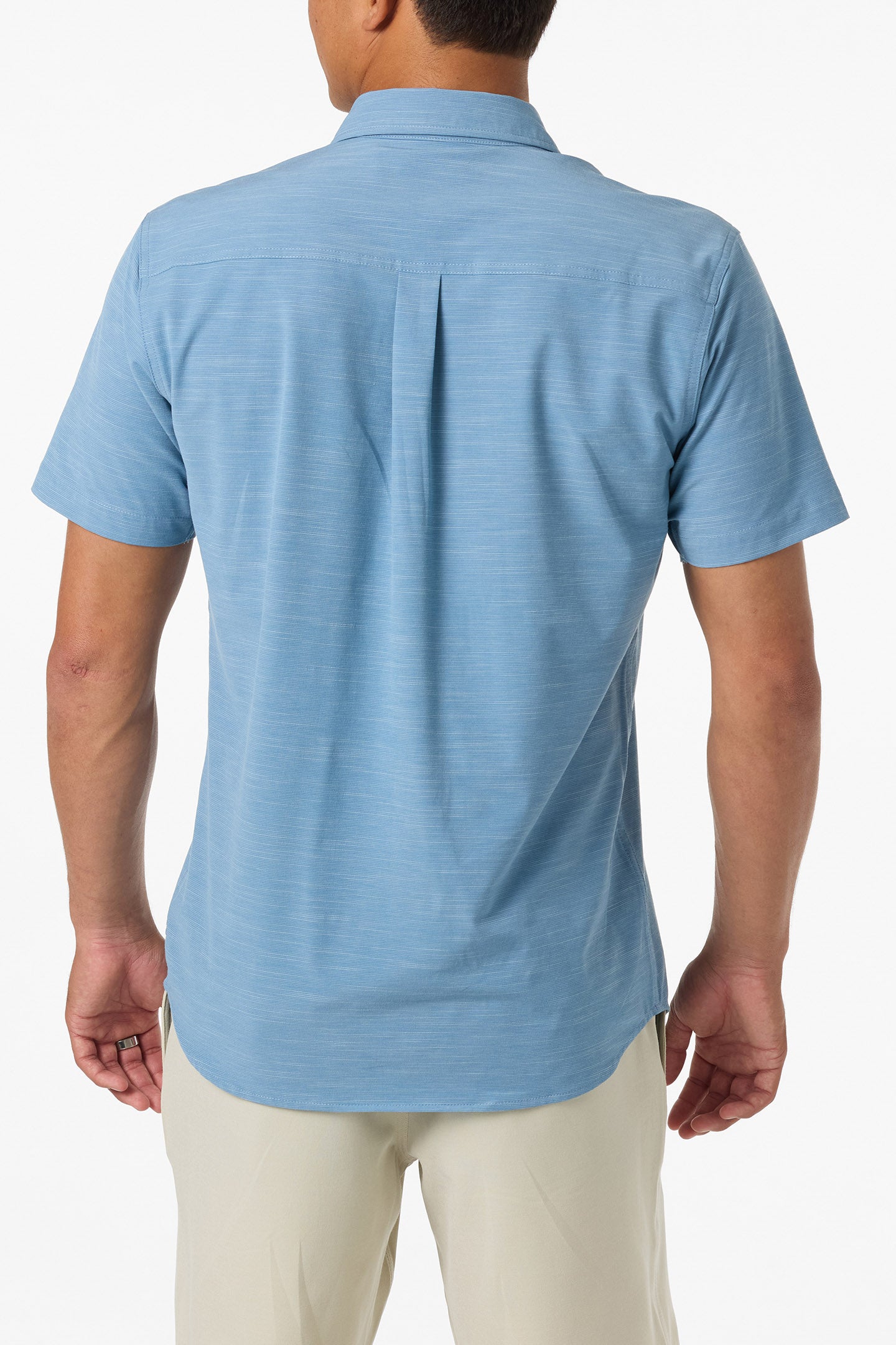 UPF Slub Solid Standard Fit Shirt - Image 5