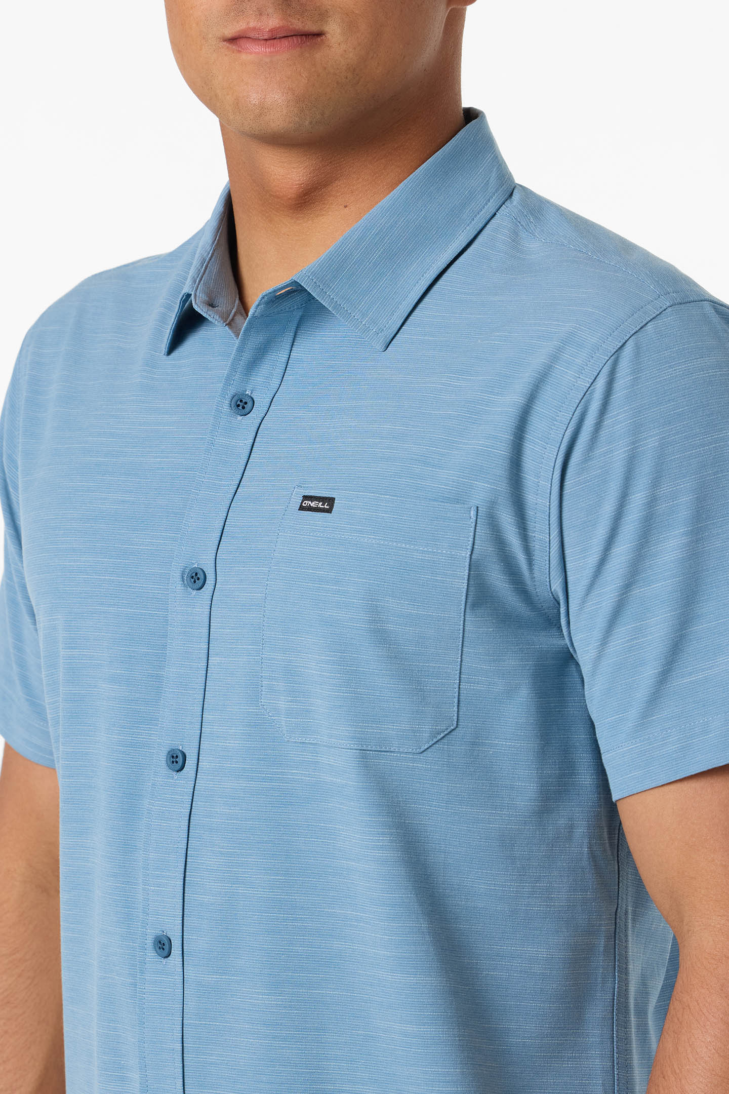 UPF Slub Solid Standard Fit Shirt - Image 4