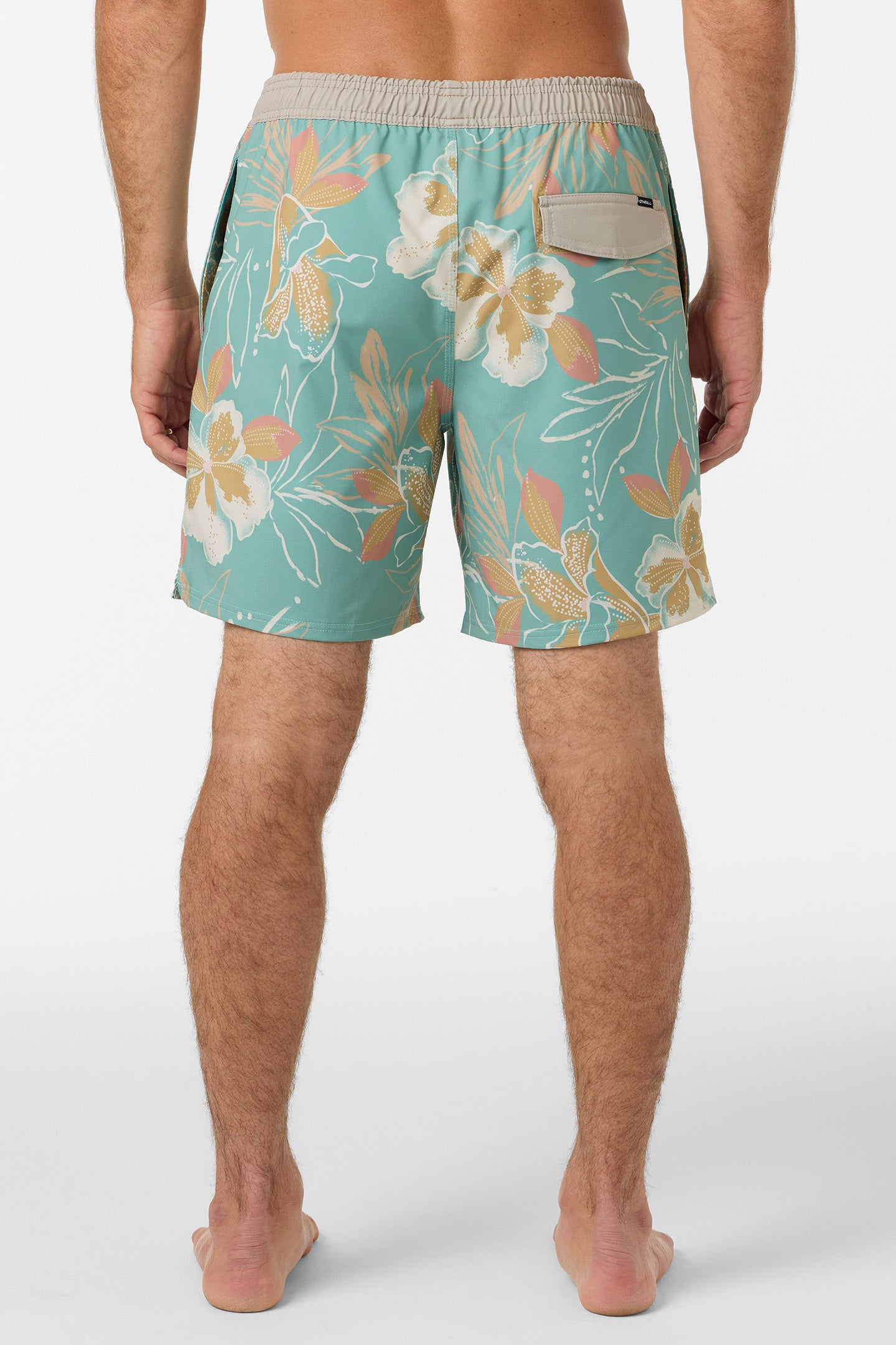 Hermosa Elastic Waist Lined 17 Swim Trunks - Image 5