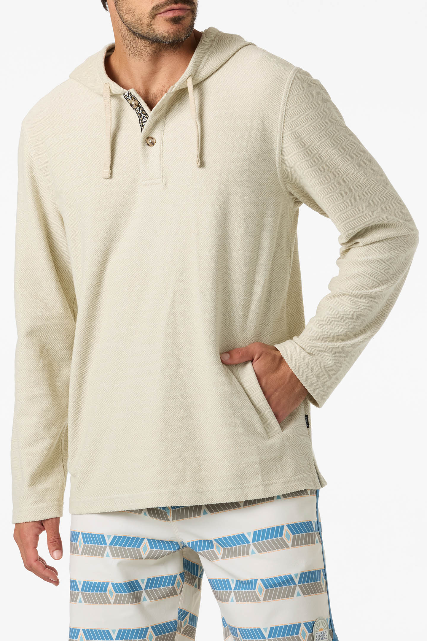 Bavaro Solid Poncho Pullover Fleece - Image 2