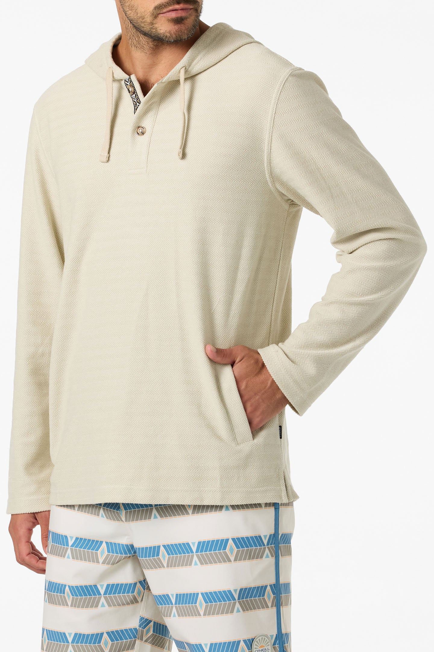 Bavaro Solid Poncho Pullover Fleece - Image 3