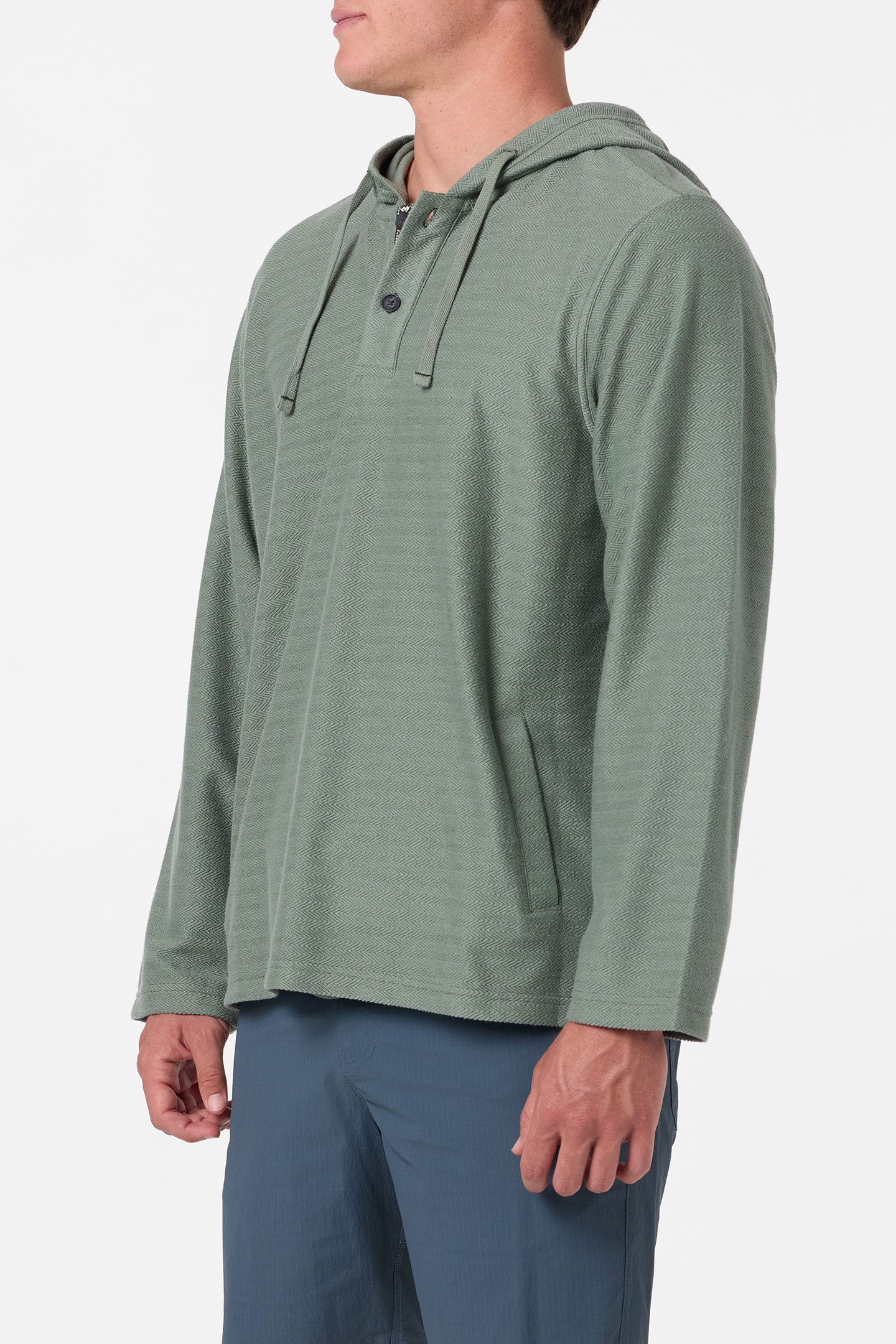 Bavaro Solid Poncho Pullover Fleece - Image 3