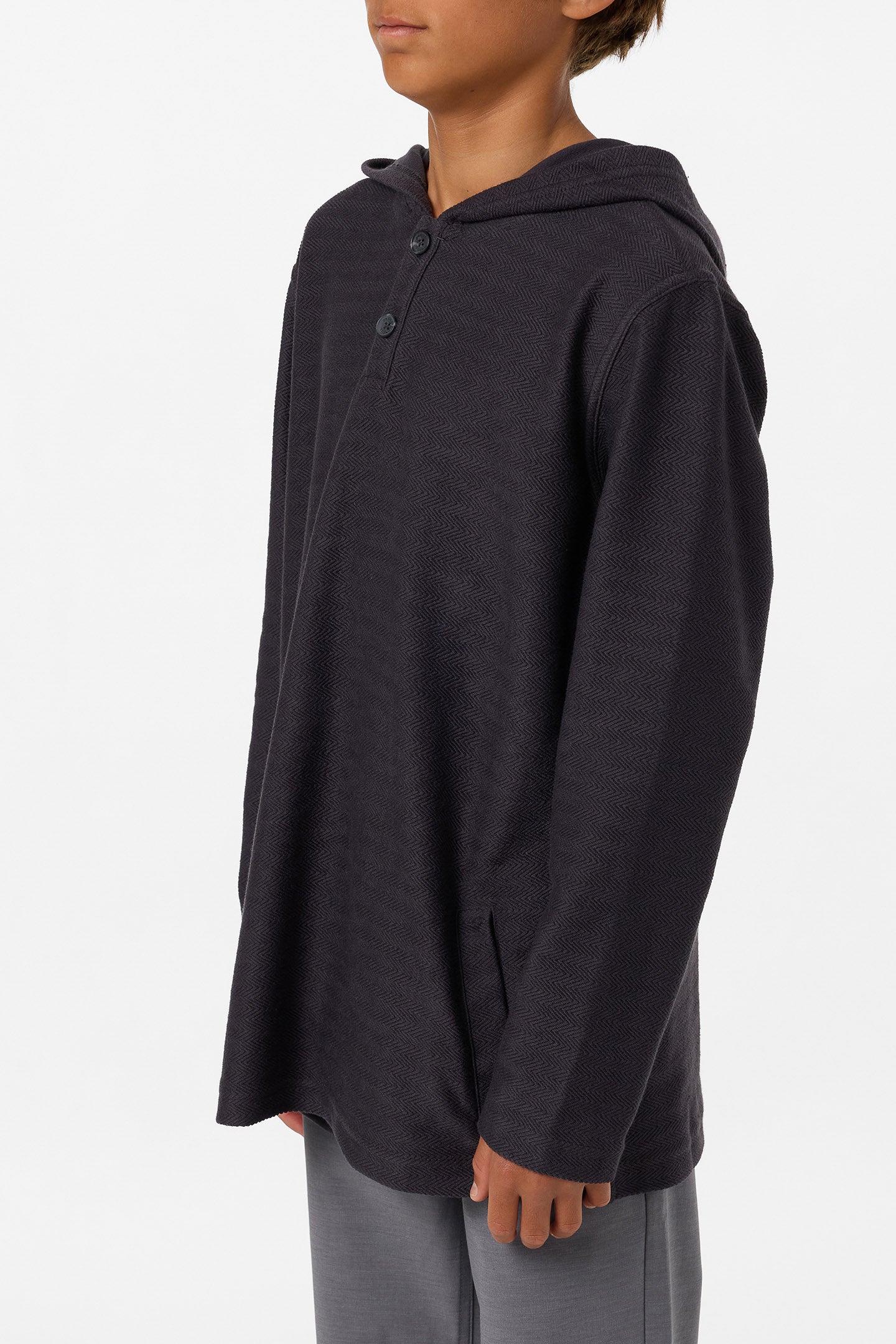 Boy's Bavaro Solid Poncho - Image 2