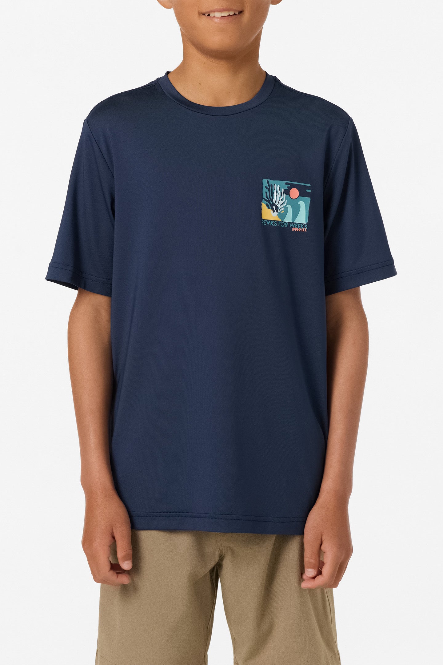 Boy's Coral UPF Tee - Image 2