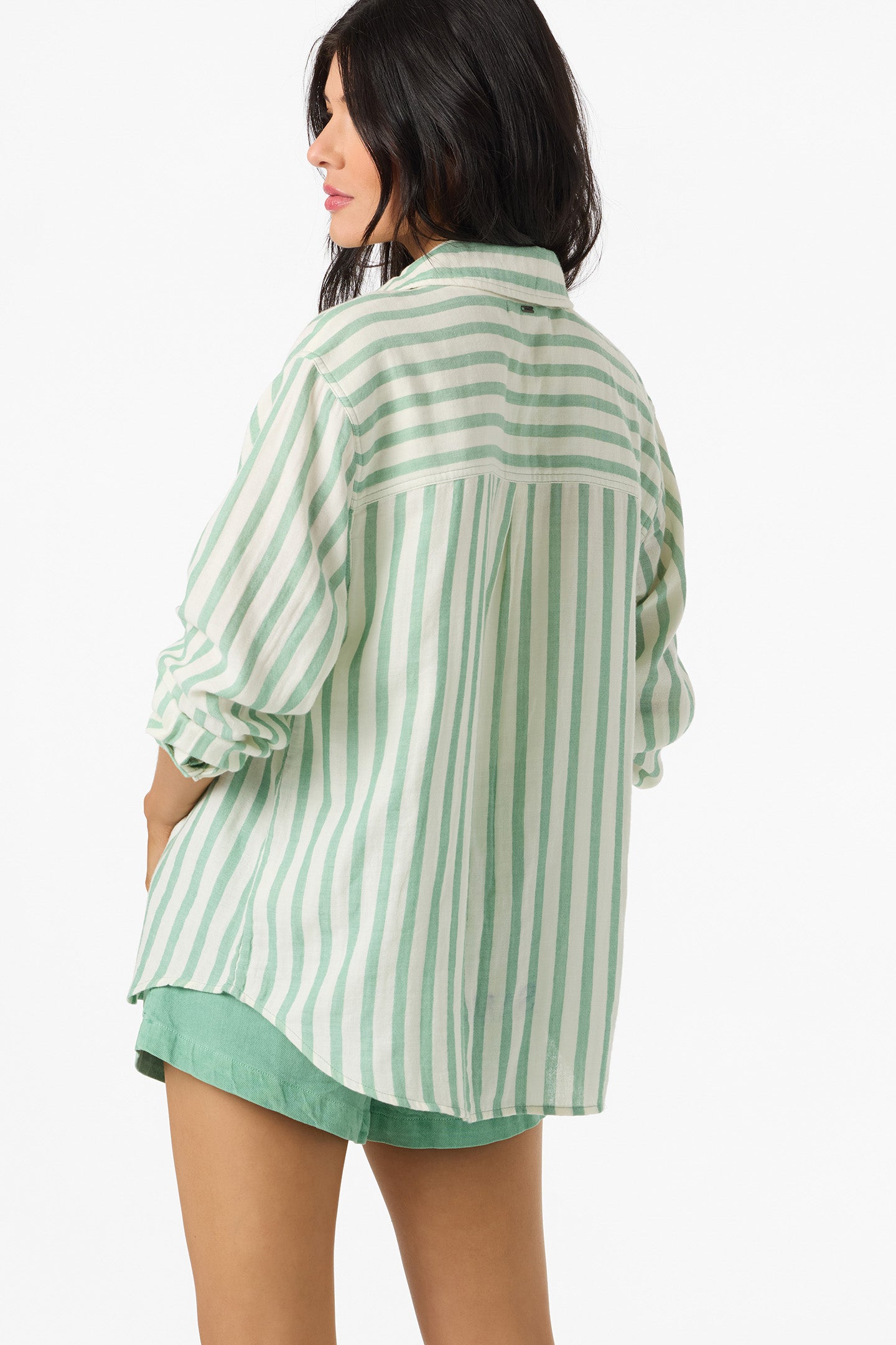 Leni Stripe Relaxed Long Sleeve Top - Image 3