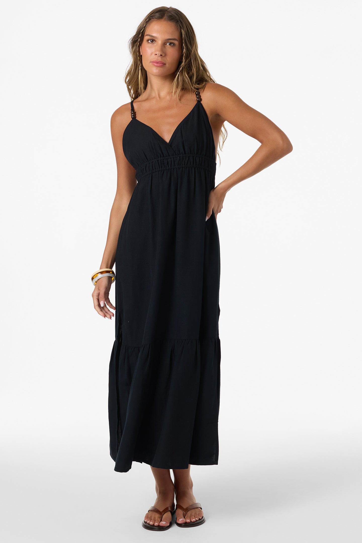 Julez Solid Midi Dress - Image 3