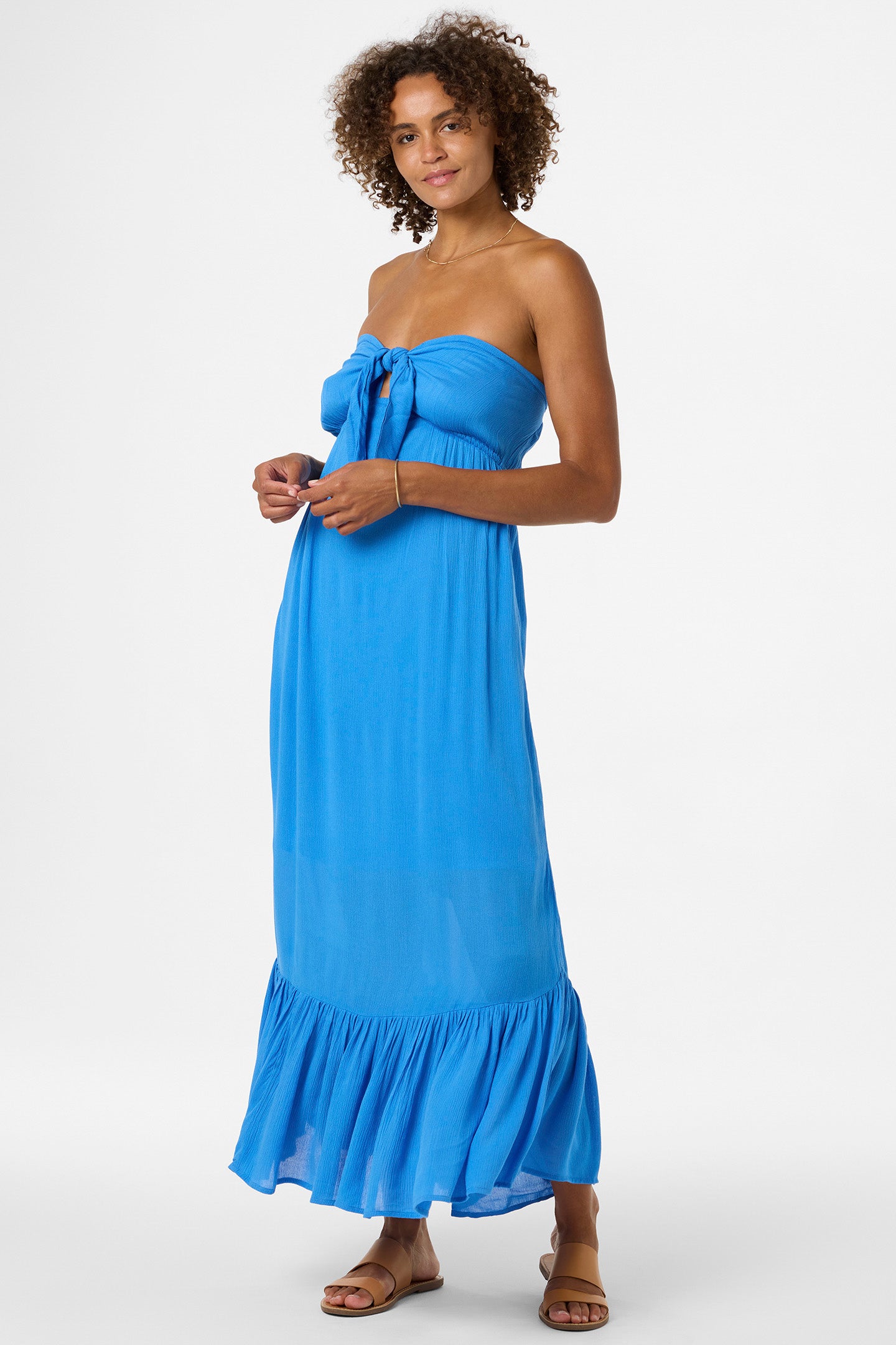 Isadora Solid Maxi Dress - Image 3