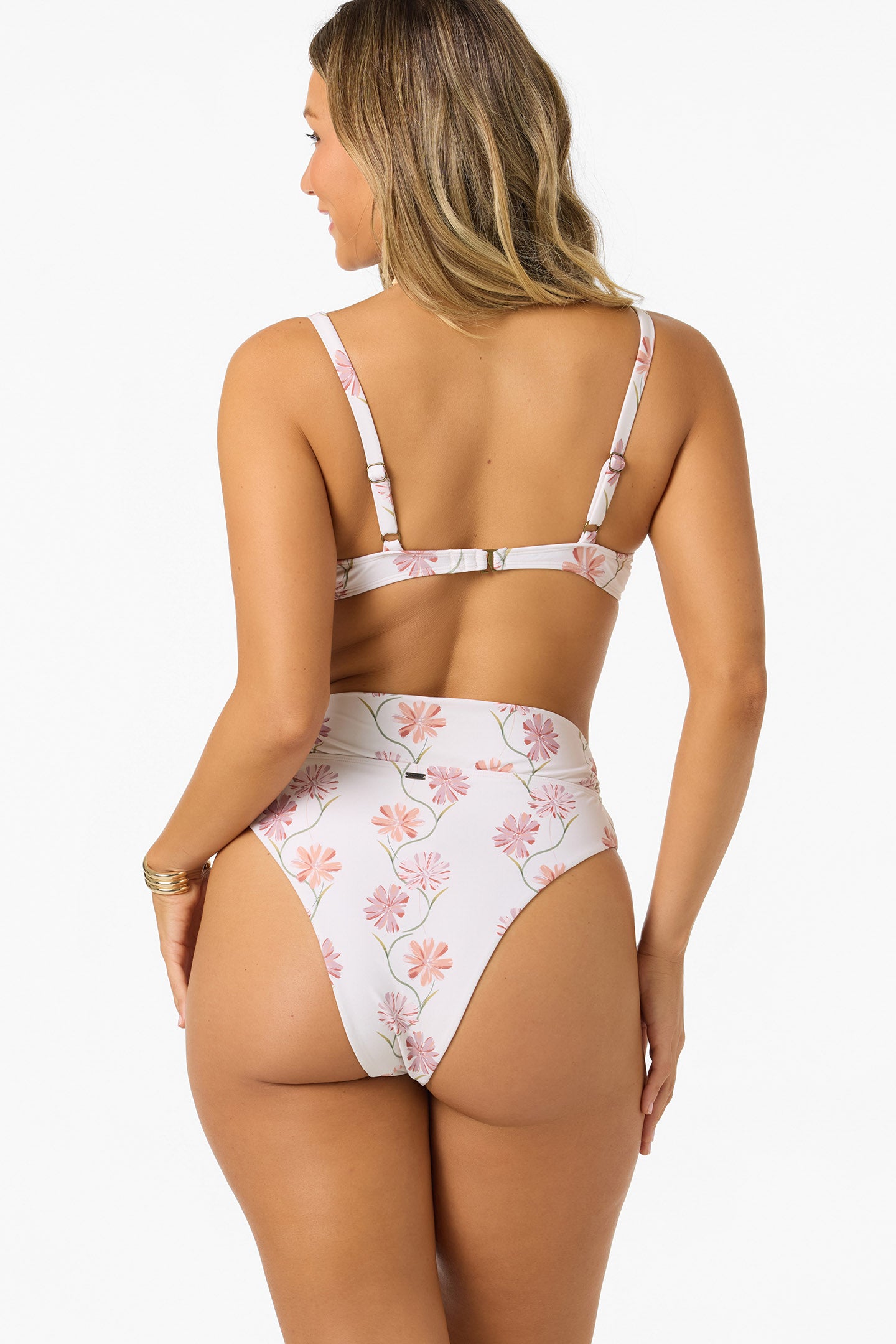 Ivy Floral Seashell Bra Bikini Top - Image 2