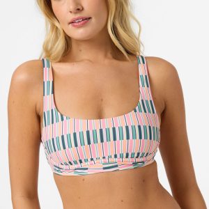 Performance Surf Kinley Printed Tank Bikini Top