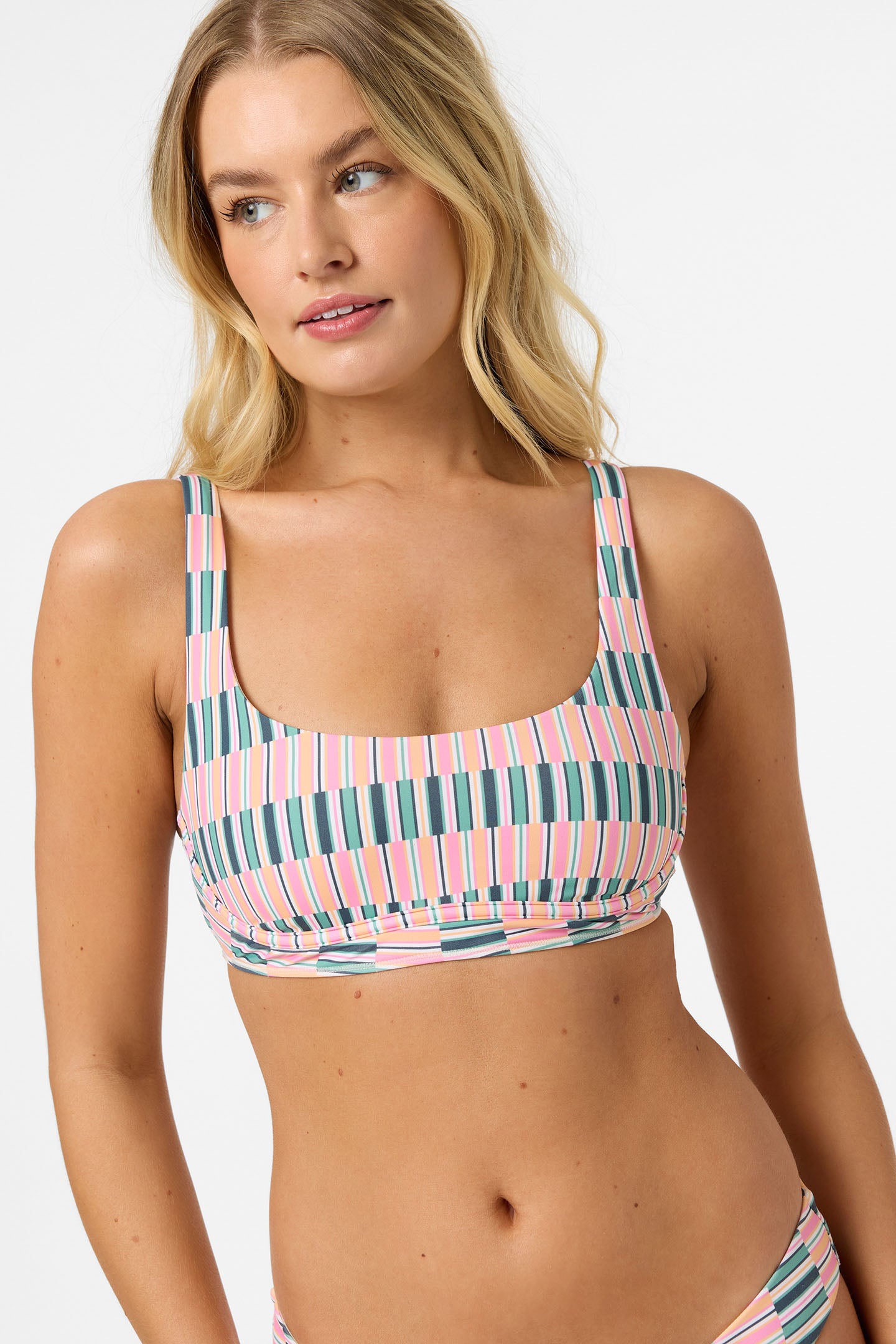 Performance Surf Kinley Printed Tank Bikini Top