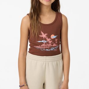 Girl's Tropic Melt Scallop Lounge Shorts