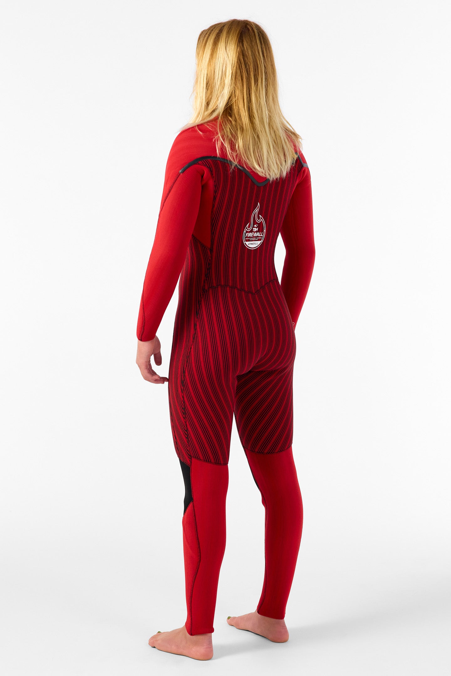 Women's Hyperfreak Fire 4/3mm+ Chest Zip Full Wetsuit - Image 4